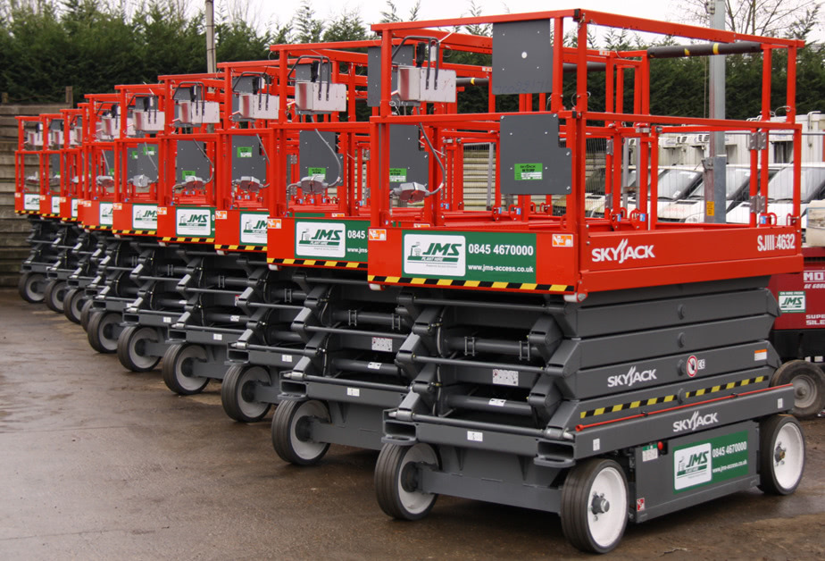 Scissor lift in London