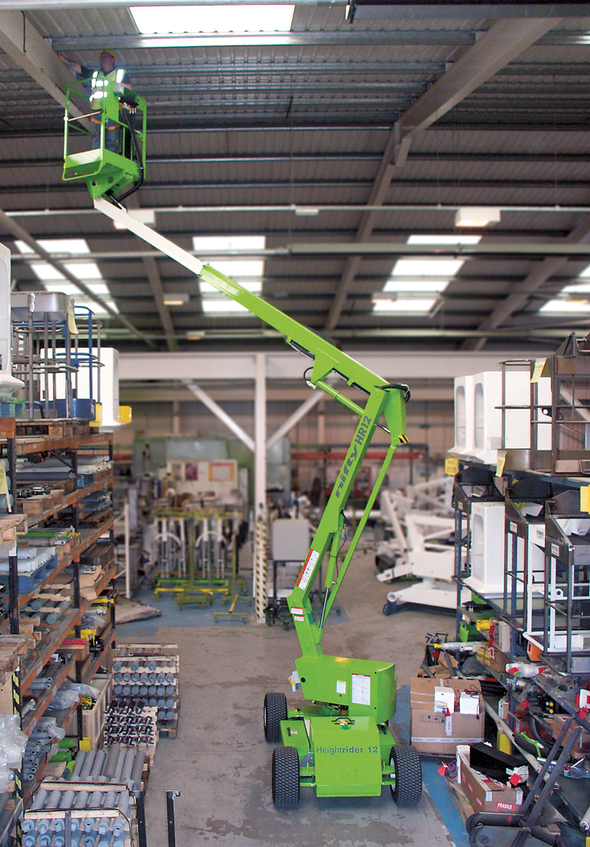 cherry picker forklift controls