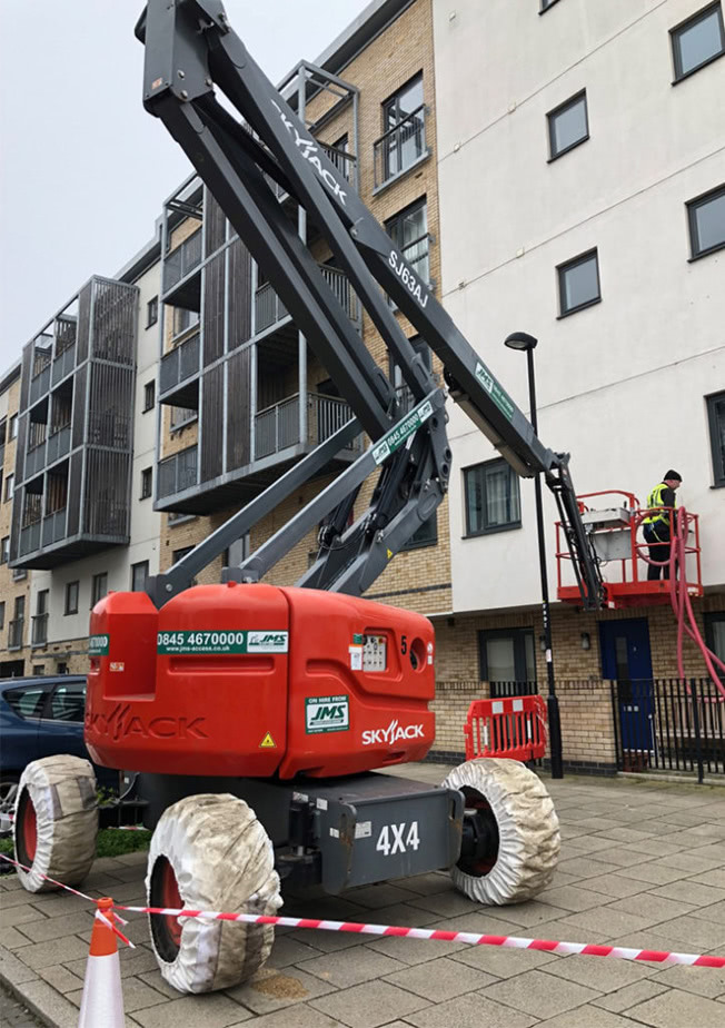 The Skyjack SJ63 AJ with Tyre Covers