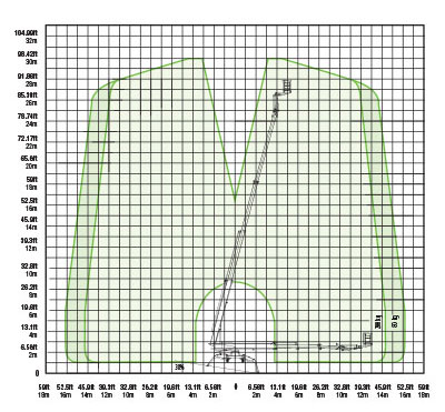 Teupen 30T Working Envelope