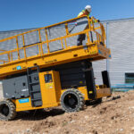 Haulotte HS18 E PRO Electric scissor lift 3