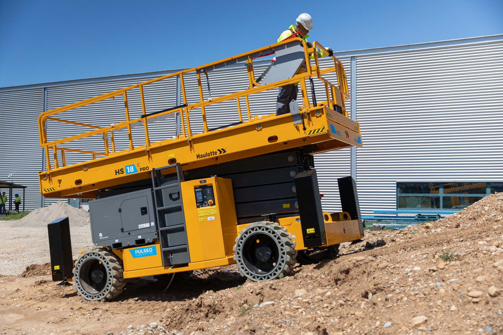 Haulotte scissor lift hire