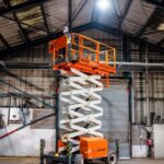 Snorkel S3970RTE electric rough terrain scissor lift