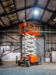 Snorkel S3970RTE electric rough terrain scissor lift