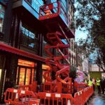Soho scissor lift delivery by JMS