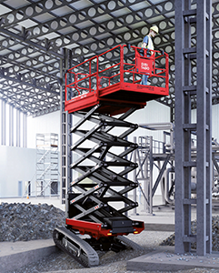JMS invests in the world’s largest bi-levelling tracked scissor lift 